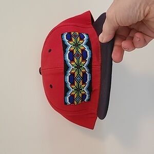 Beaded ball cap